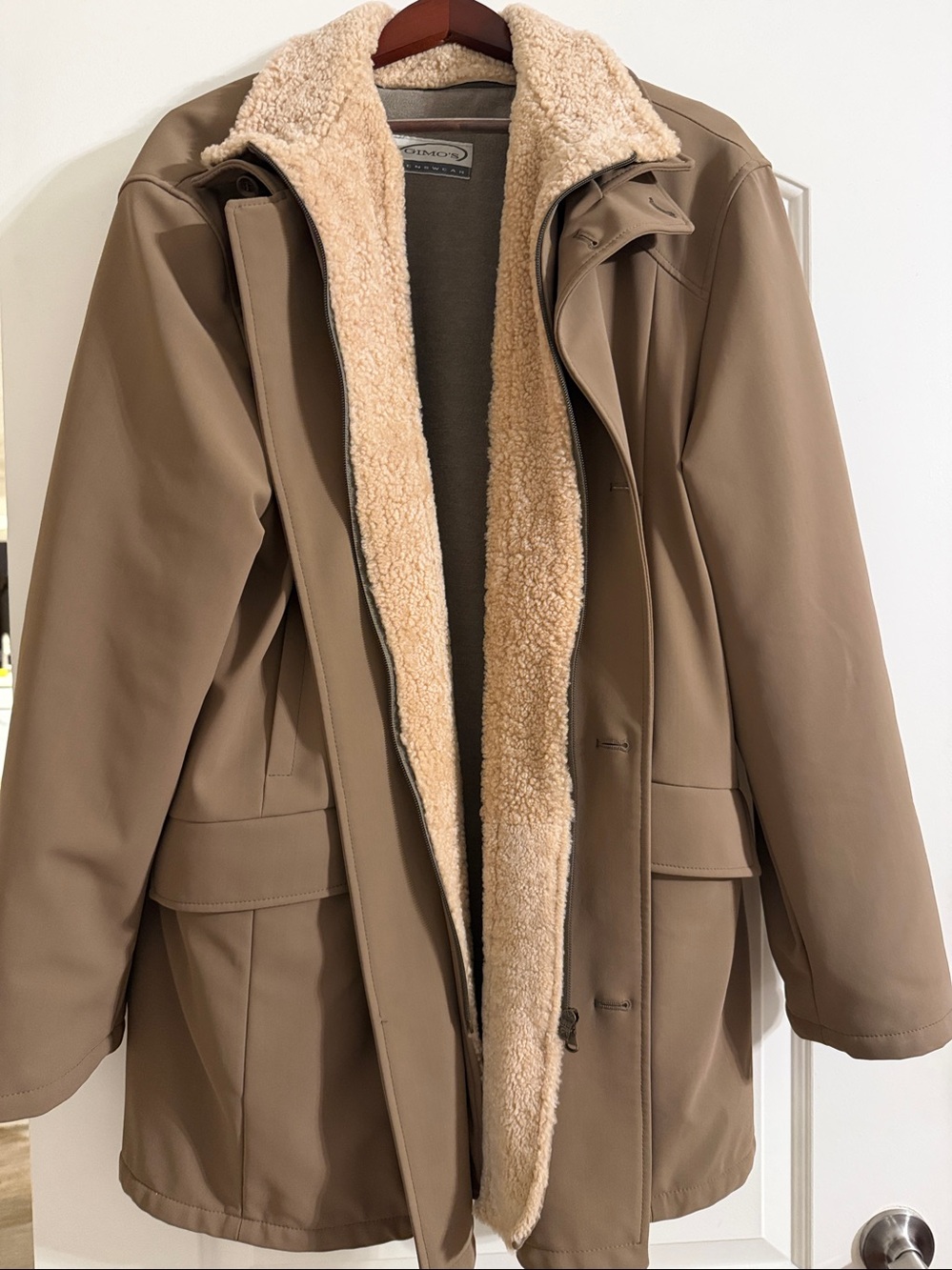 Gimo's Menswear Brown Pea Coat